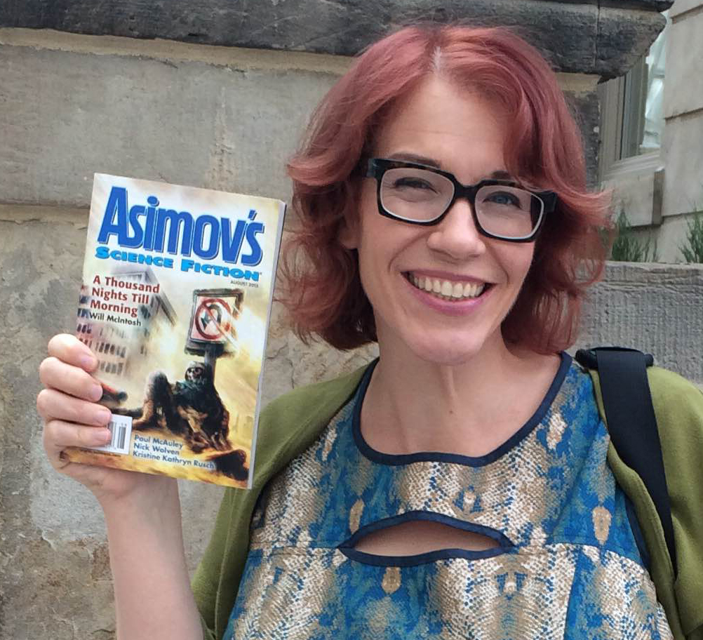 Me and my first Asimov's!